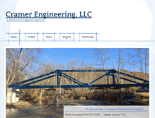 Tablet Screenshot of cramerengineering.com